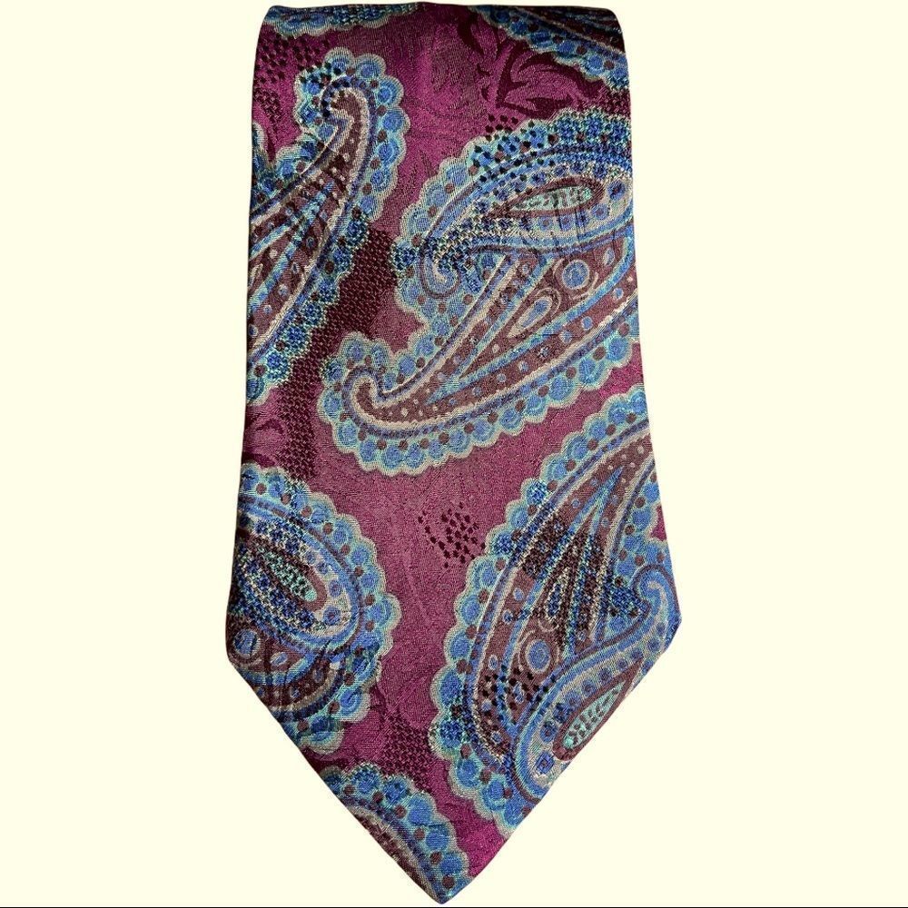Karl Lagerfeld Silk Paisley Tie